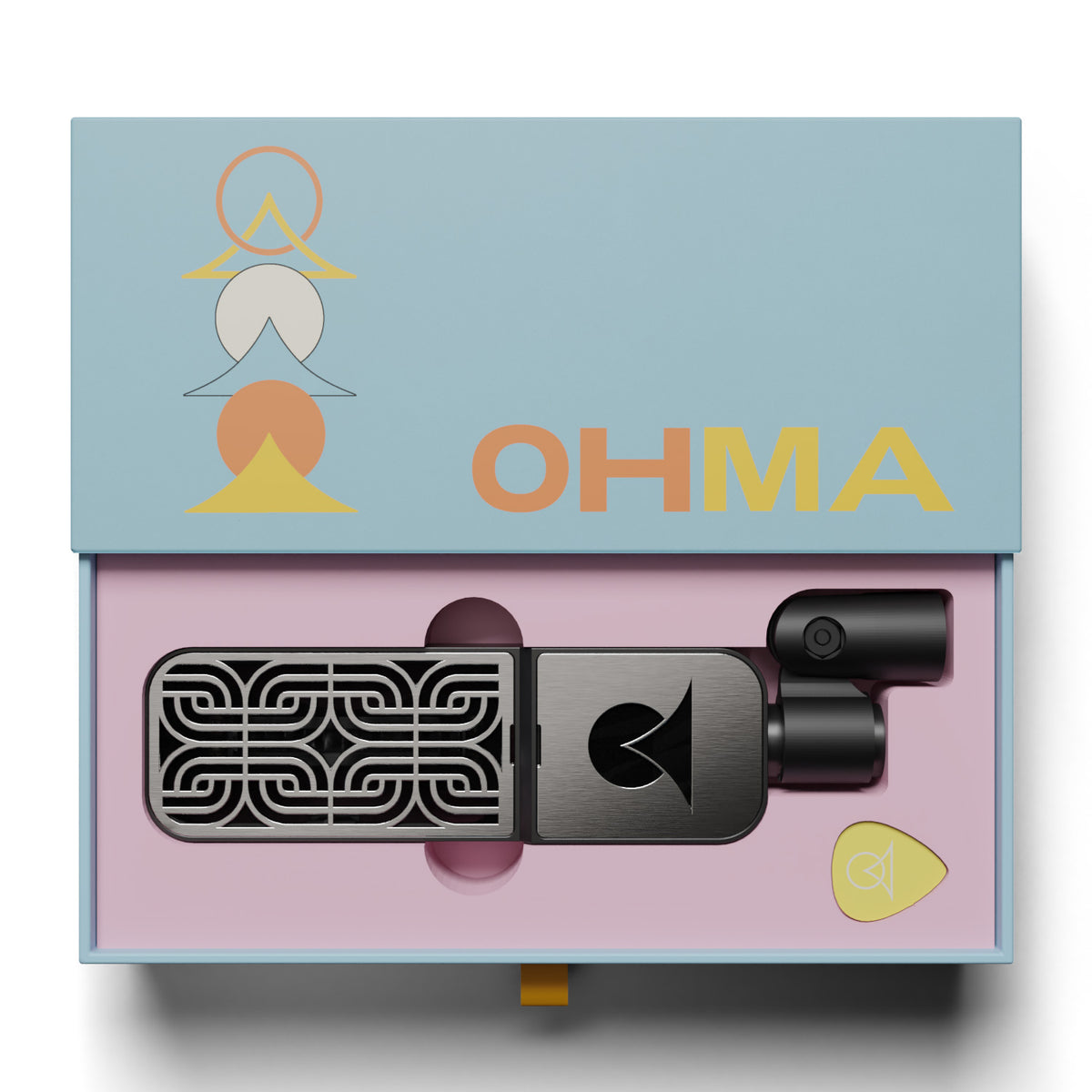 Ohma World Motif Ribbon Microphone - Black/Stainless (Demo Deal)