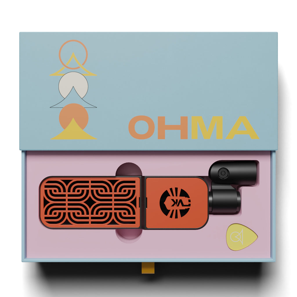 Ohma World Motif Condenser Microphone - Black/VK Red