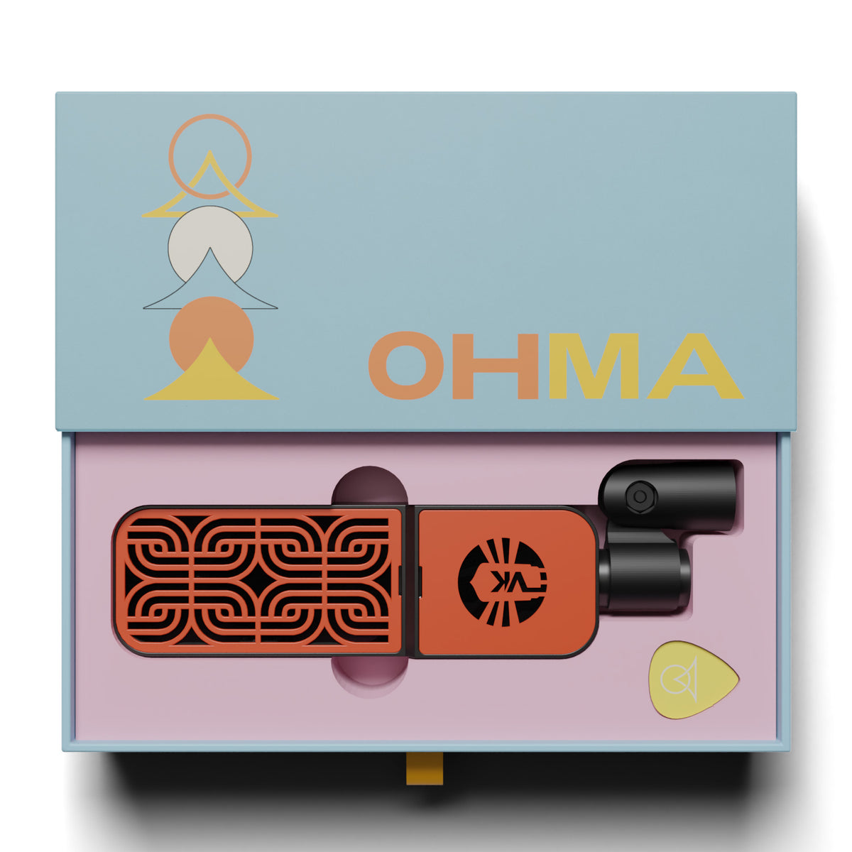 Ohma World Motif Condenser Microphone - Black/VK Red