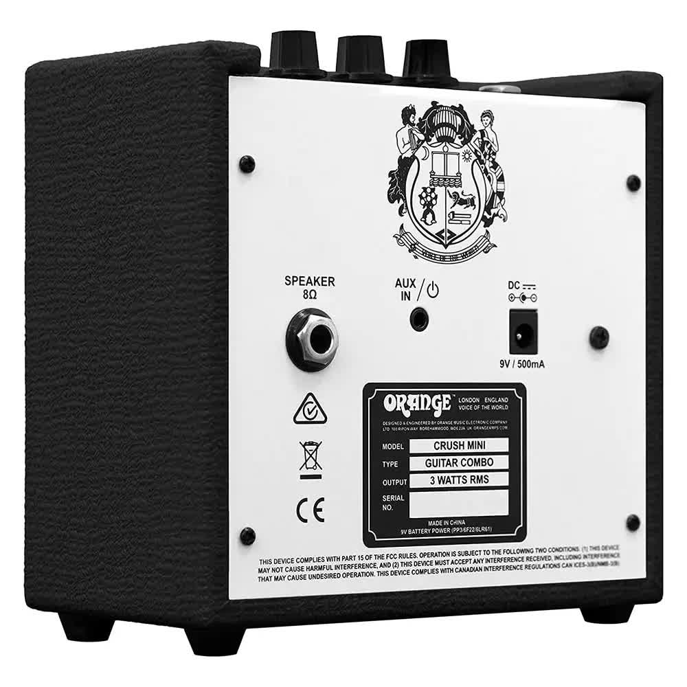 Orange Crush Mini 3-Watt Micro Amplifier - Black (Demo Deal)