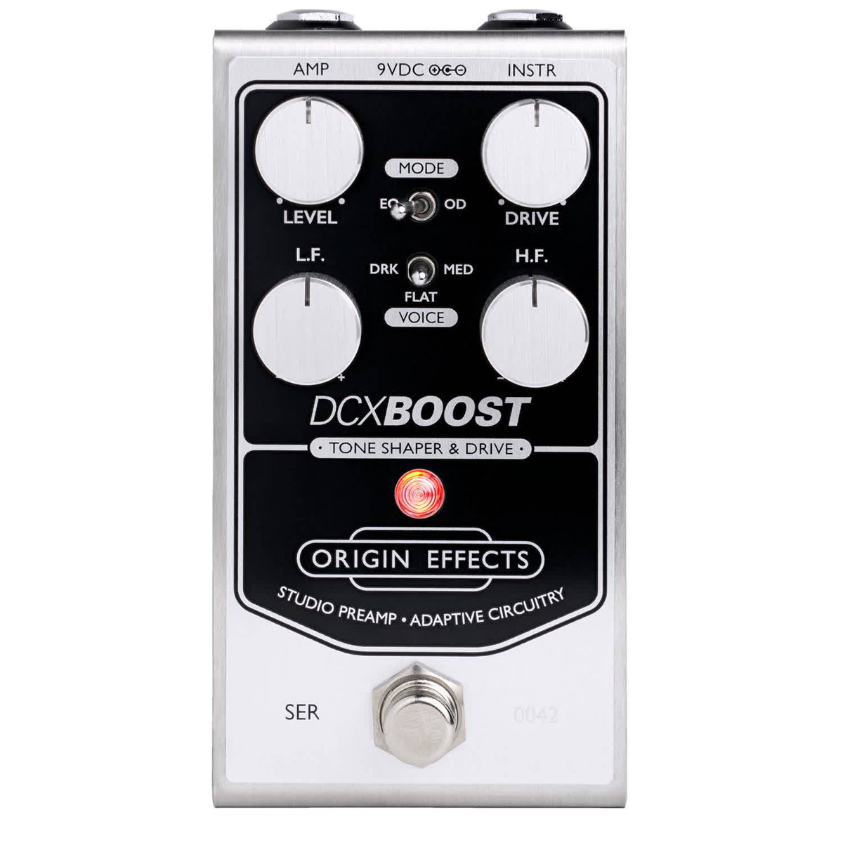 Origin Effects DCX Boost Tone Shaper and Drive Pedal