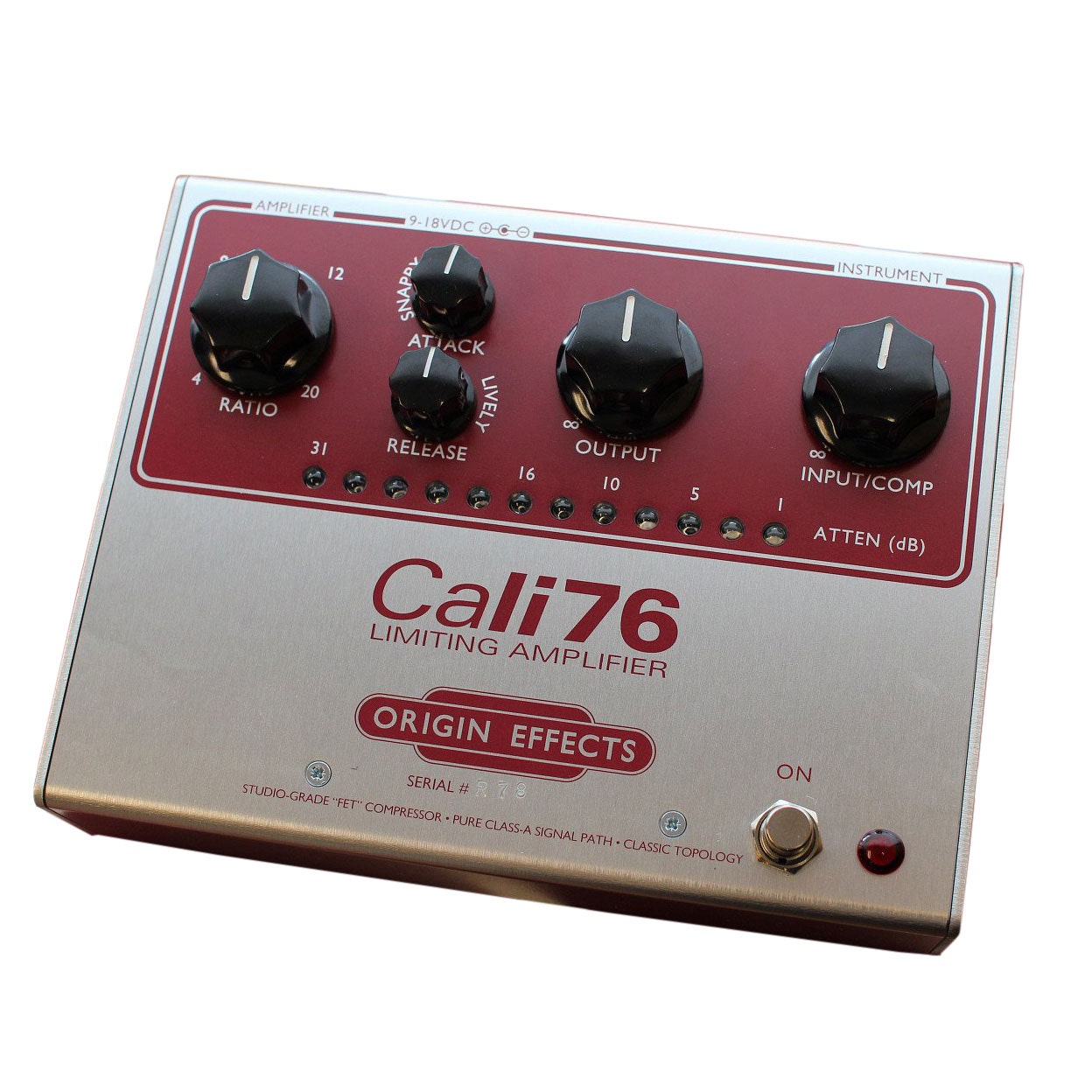 Origin Effects Cali76-TX Limiting Amp Pedal - Maroon – Vintage King