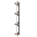 De-Fi Bass Trap Corner 2-Column Mount System - Charcoal