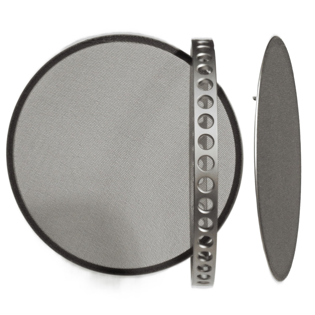 Pauly P120 XX Pop Filter Ring with T-35 Gooseneck and 4 Filters - Nickel (Demo Deal)