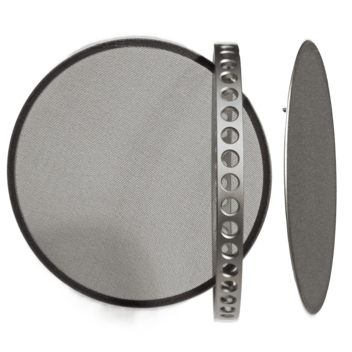 Pauly P120 XX Pop Filter Ring with T-35 Gooseneck and 4 Filters - Nickel (Demo Deal)