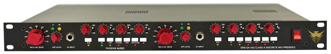 Phoenix Audio DRS-Q4 MKII Microphone Preamp/EQ with DI
