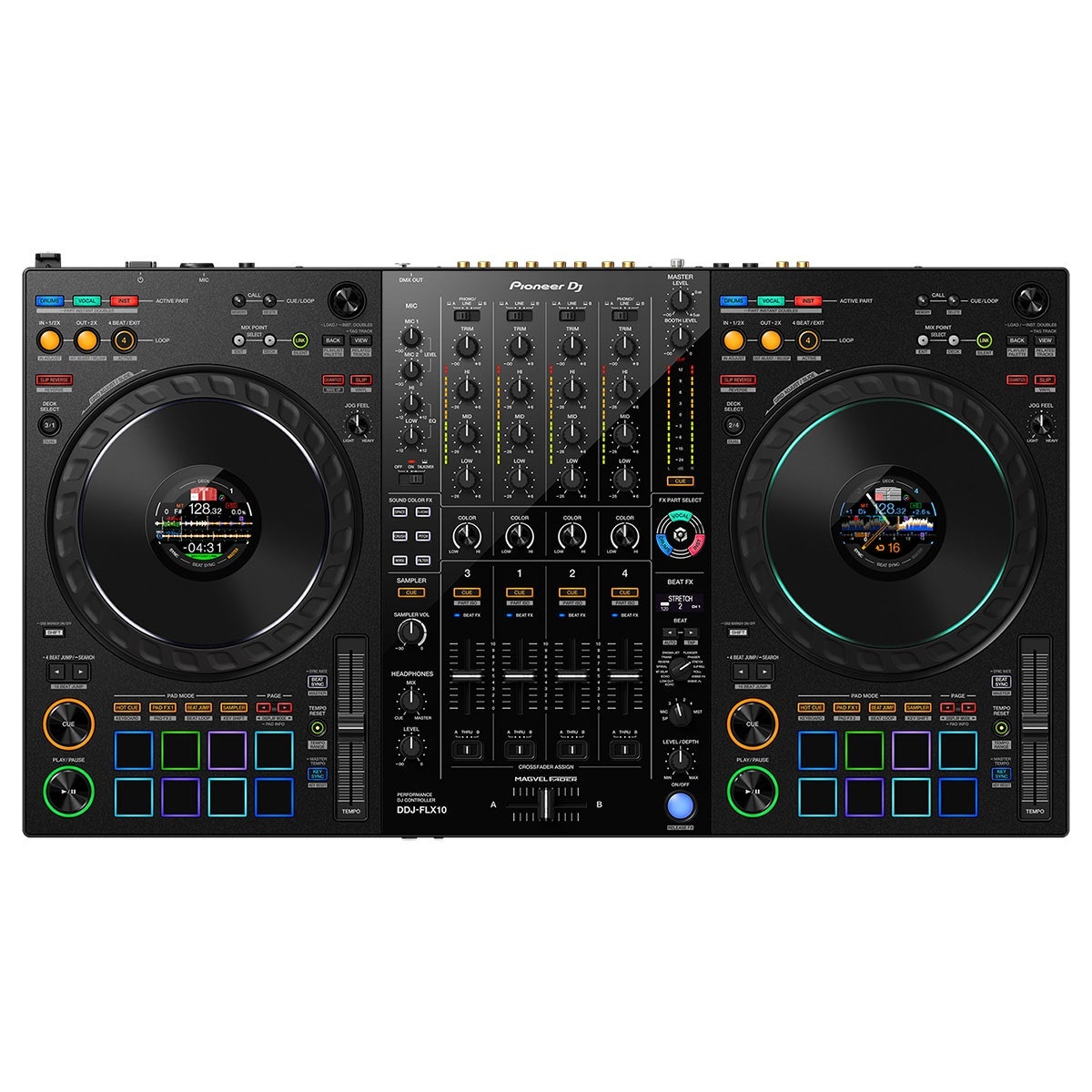 Pioneer DJ DDJ-FLX10 4-Channel Performance DJ Controller