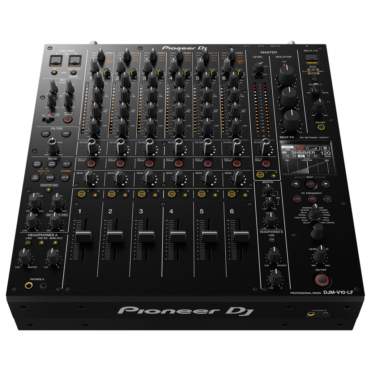 Pioneer DJM-V10-LF 6-Channel Digital DJ Mixer