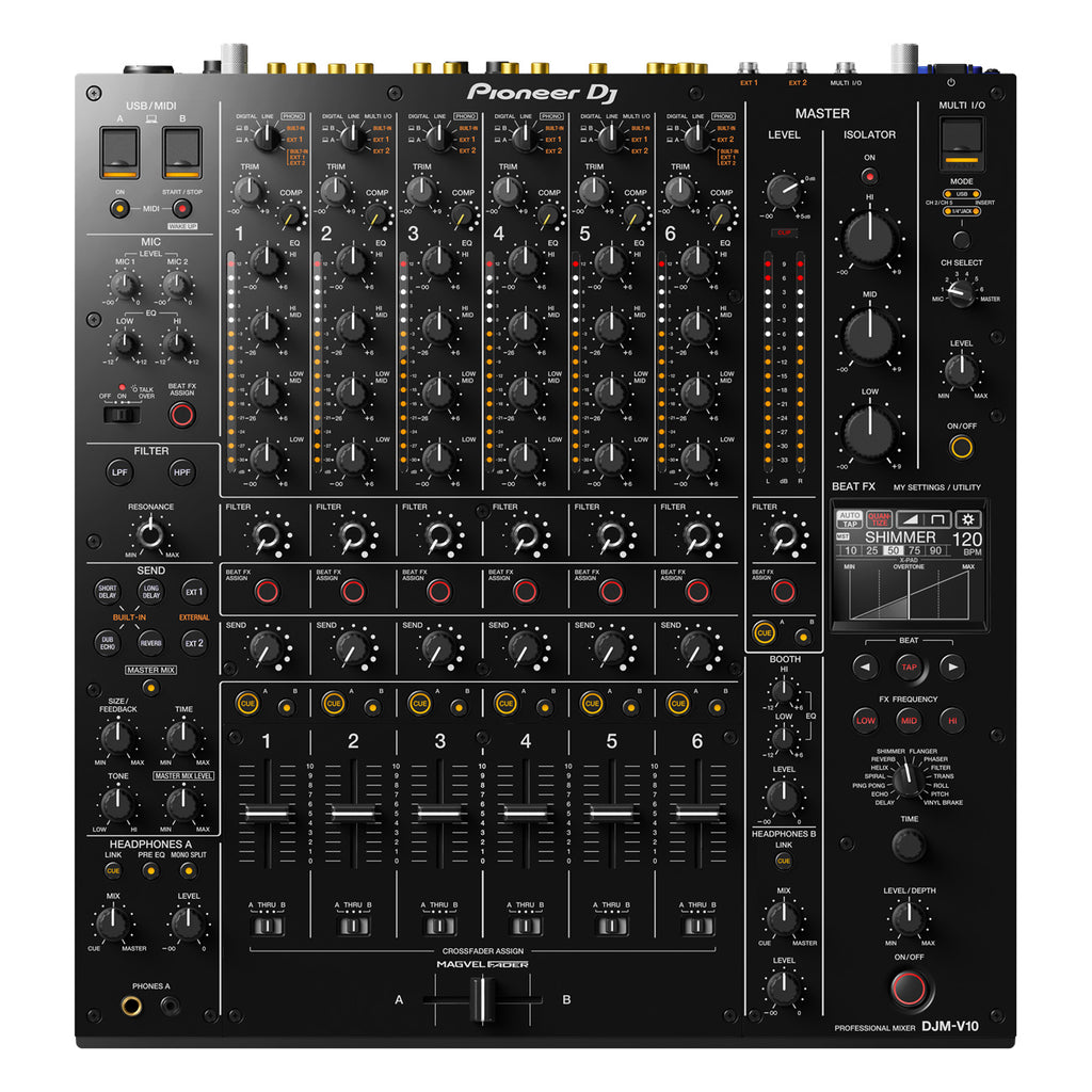 Pioneer DJM-V10 6-Channel Professional DJ Mixer