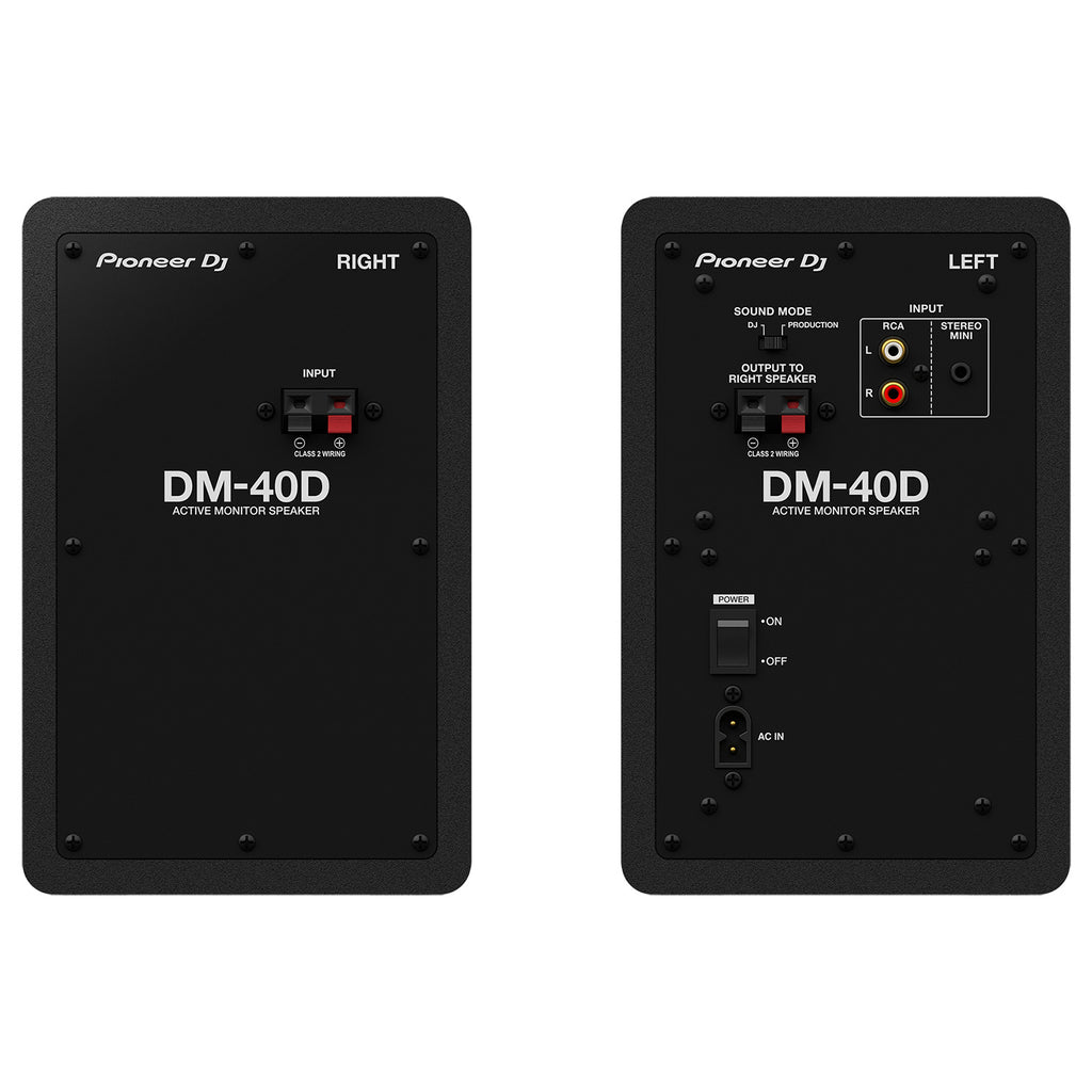 Pioneer DM-40D 4" Desktop Active Monitor System - Pair