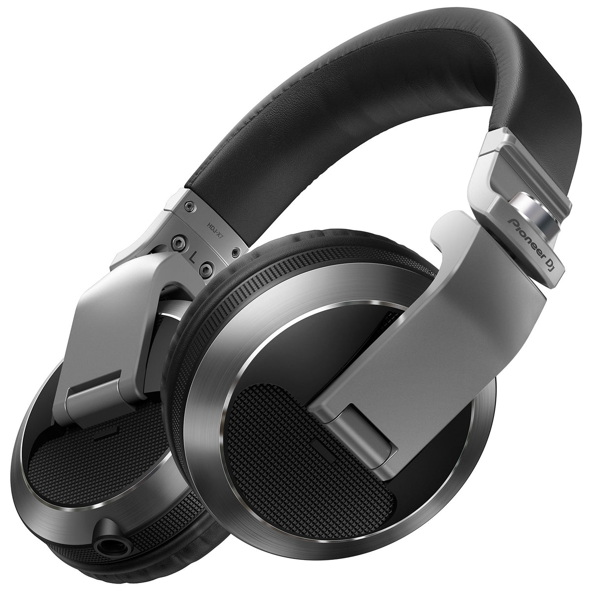 Pioneer HDJ-X7-S Closed-Back Circumaural DJ Headphones - Silver