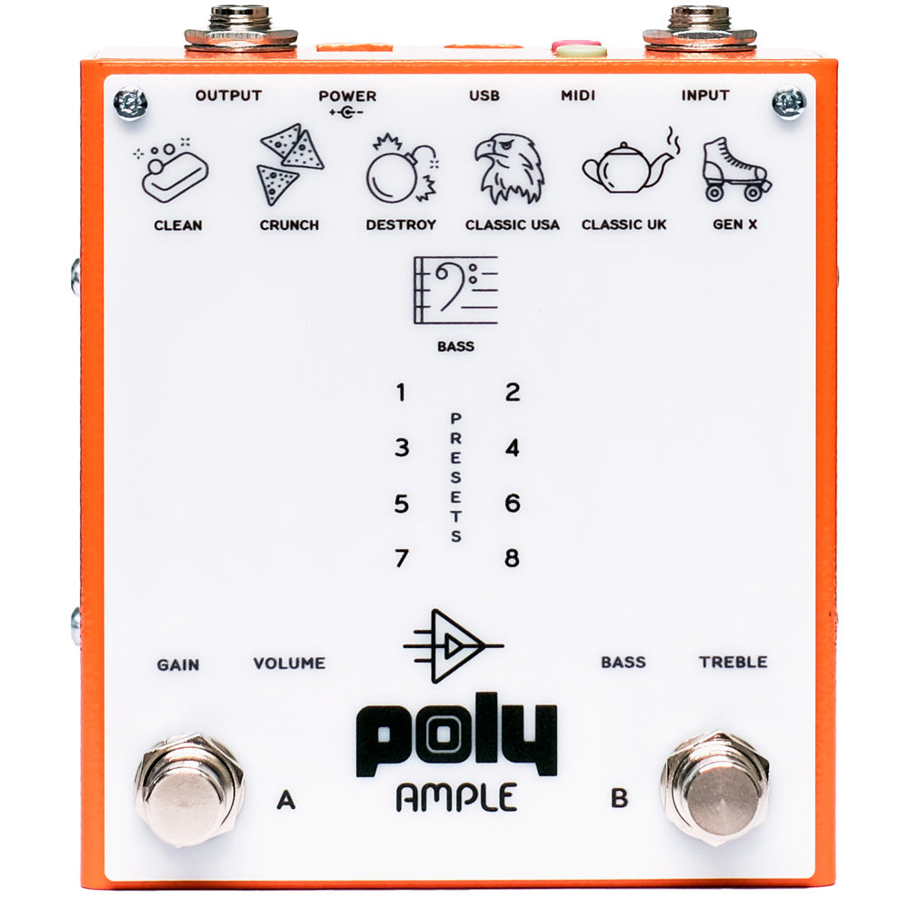 Poly Effects Ample Amp Simulator Pedal (Demo Deal)