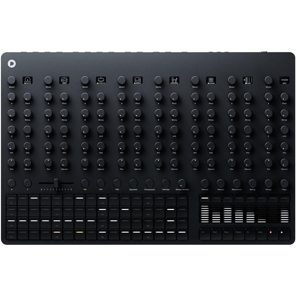 Polyend Drums Analog/Digital Drum Machine - Black