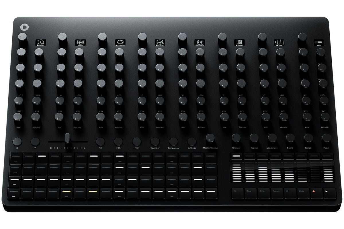 Polyend Drums Analog/Digital Drum Machine - Black
