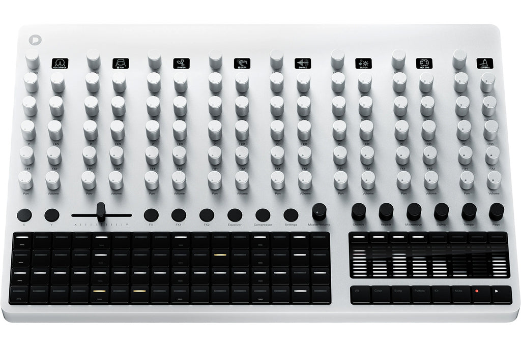 Polyend Drums Analog/Digital Drum Machine - Silver