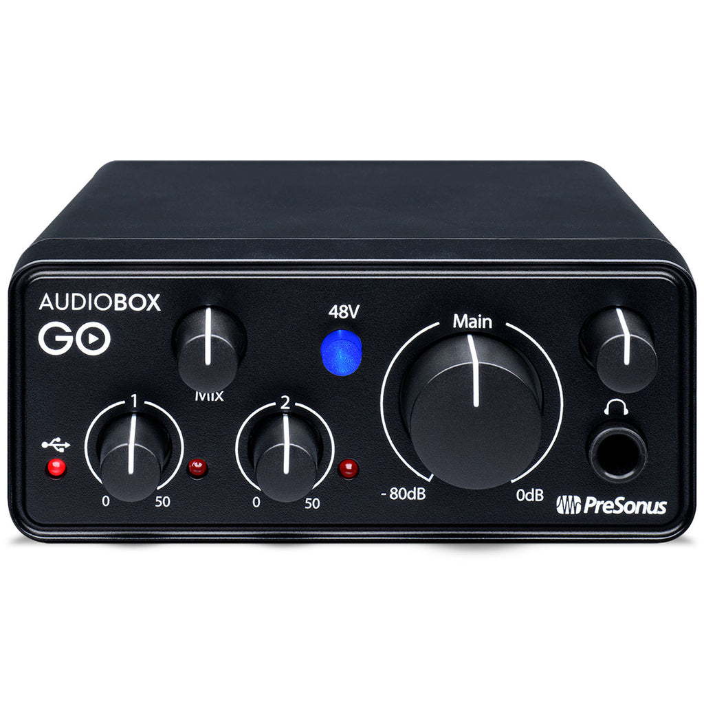 PreSonus AudioBox GO 2x2 USB Audio Interface (Demo Deal)