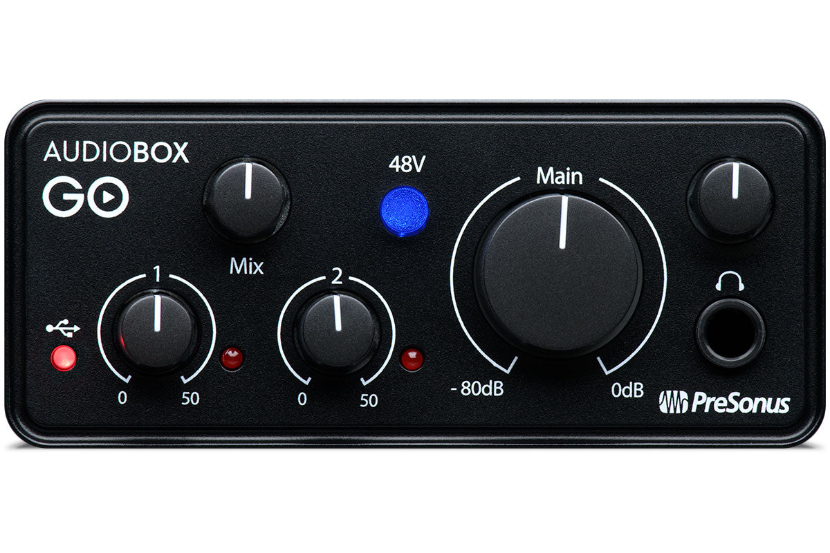 PreSonus AudioBox GO 2x2 USB Audio Interface (Demo Deal)