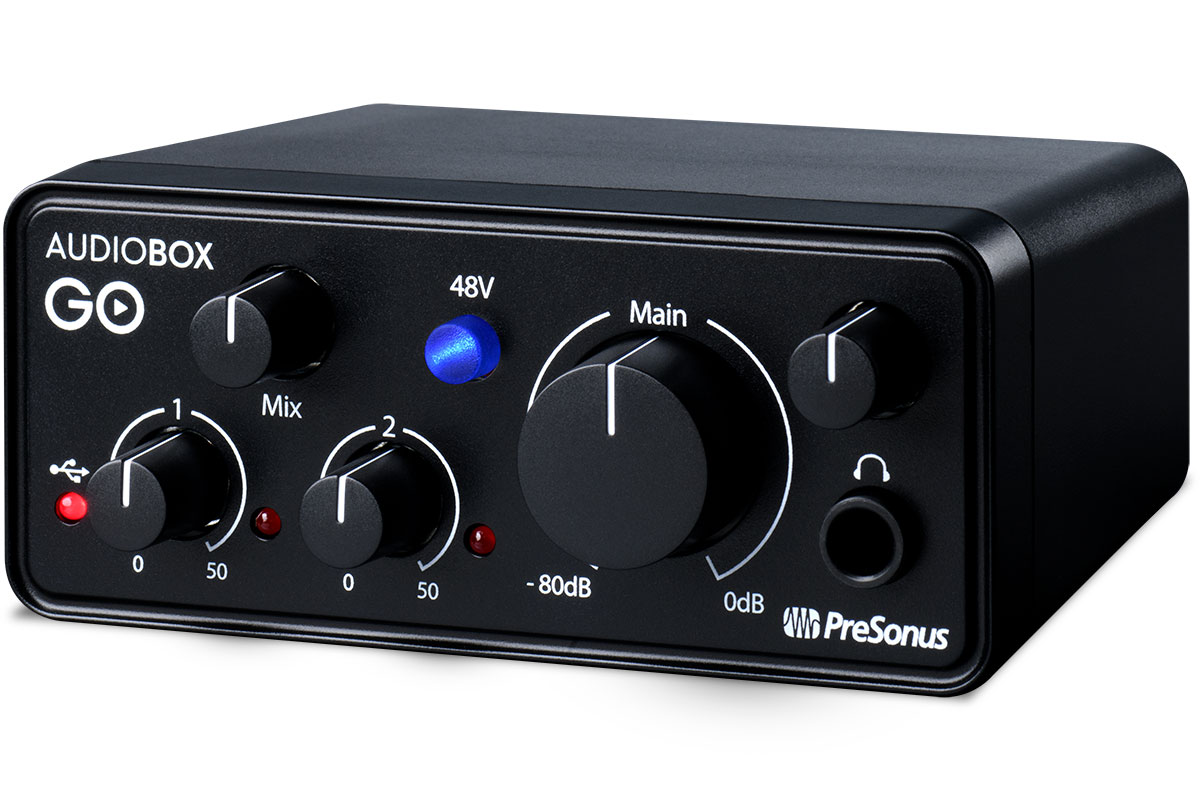 PreSonus AudioBox GO 2x2 USB Audio Interface (Demo Deal)