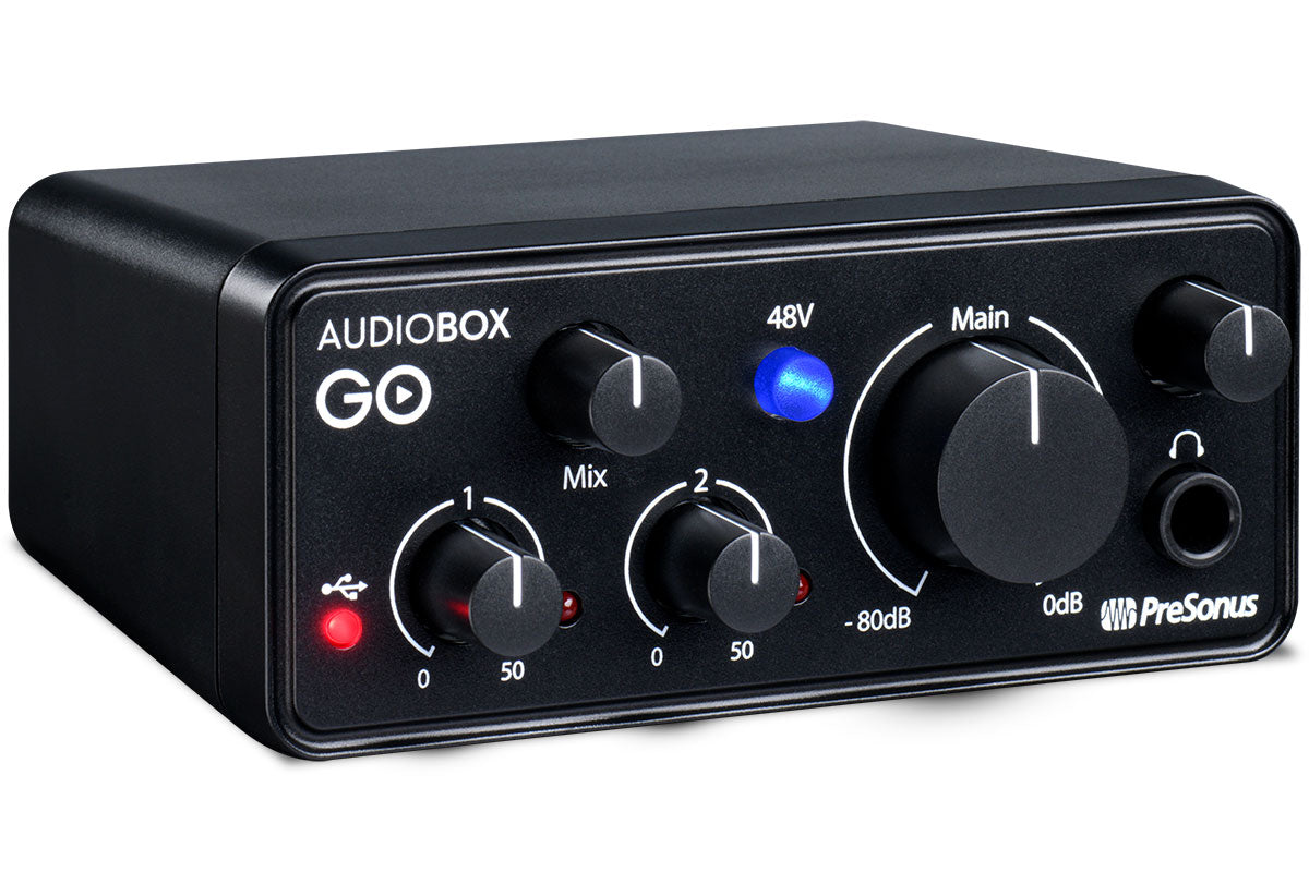 PreSonus AudioBox GO 2x2 USB Audio Interface (Demo Deal)