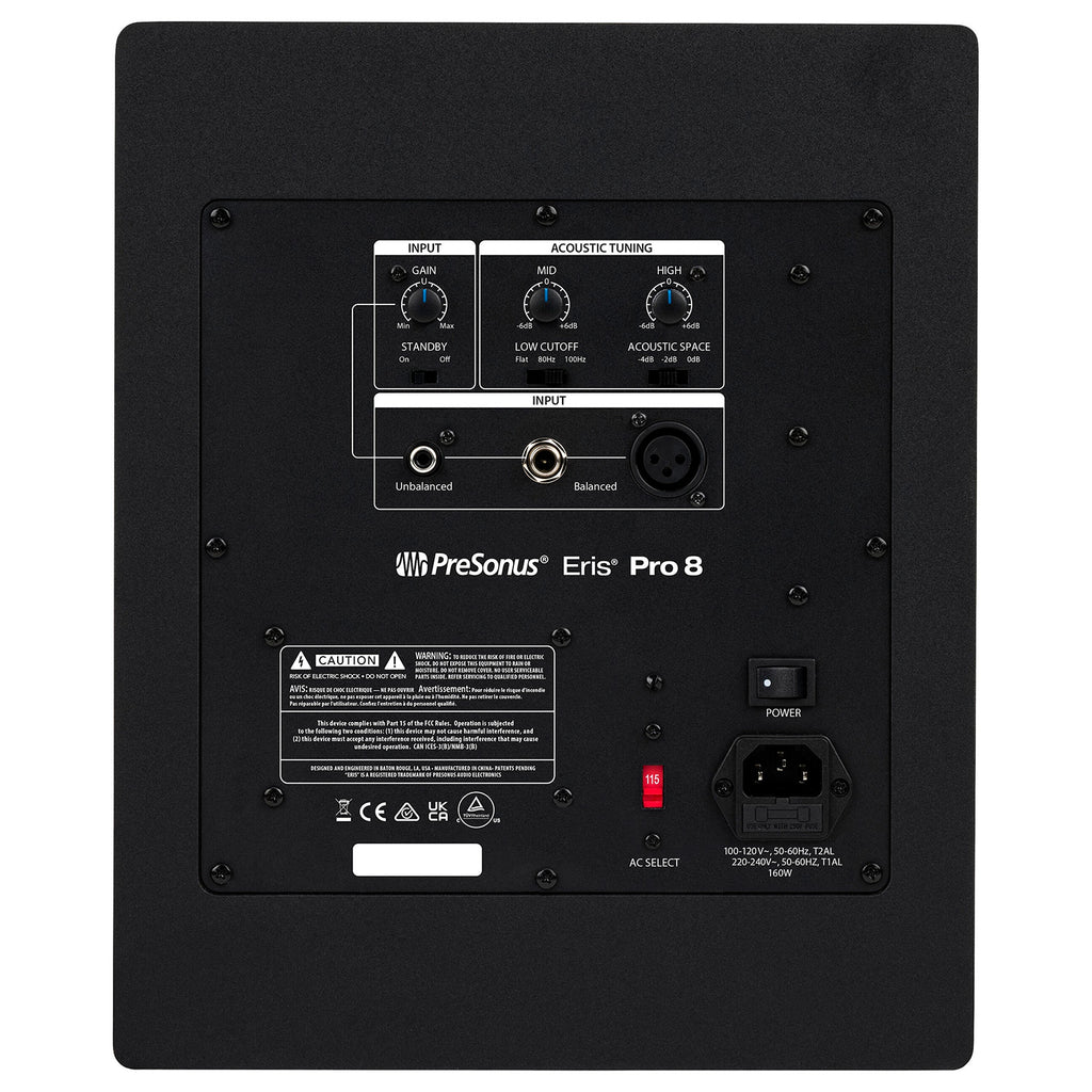 PreSonus Eris Pro 8 Active 140 W 8" Coaxial Studio Monitor - Single (Demo Deal)