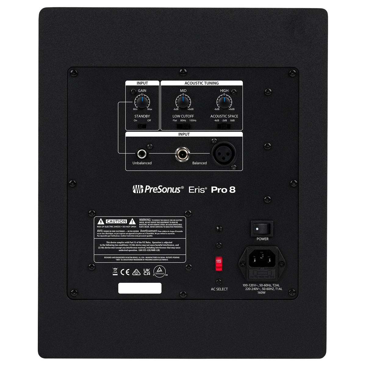 PreSonus Eris Pro 8 Active 140 W 8" Coaxial Studio Monitor - Single (Demo Deal)