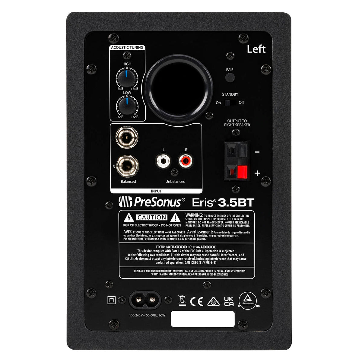 PreSonus Eris 3.5BT Bluetooth Media Reference Monitor - Pair