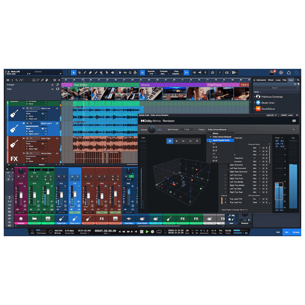 PreSonus Studio One Pro 7 Perpetual License with 12 Months Subscription to Studio One Pro+ - Electronic Delivery