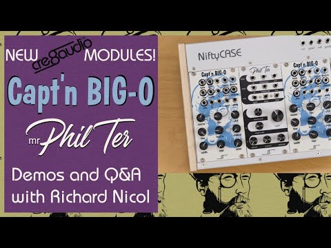 Cre8audio Capt'n Big-O Analog VCO with Waveshaping Module - Black