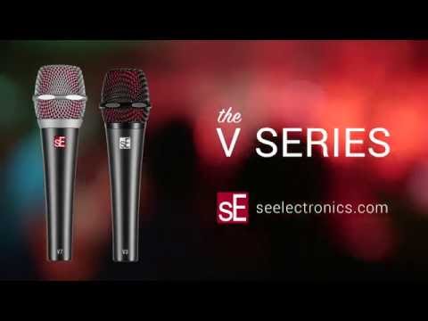 sE Electronics V7 X Supercardioid Dynamic Instrument Microphone - Black