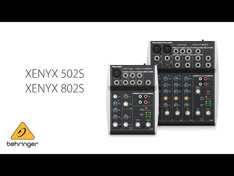 Behringer XENYX 802S 8-Channel Analog Streaming Mixer