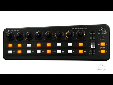 Behringer X-TOUCH MINI Ultra-Compact Universal USB/MIDI Controller