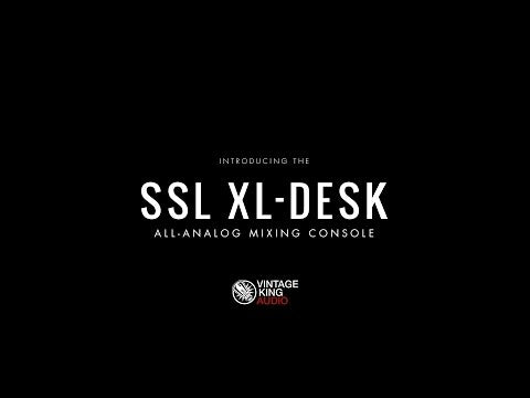 Solid State Logic XL-Desk SuperAnalogue Mixer with 500 Series Rack