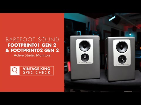 Barefoot Sound Footprint01 Gen2 3-Way Active Studio Monitor - Pair
