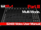 Pt.3  - Multimode - Isla Instruments S2400 Video Manual