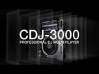 Pioneer DJ CDJ-3000 Professional DJ Media Player (Demo Deal)