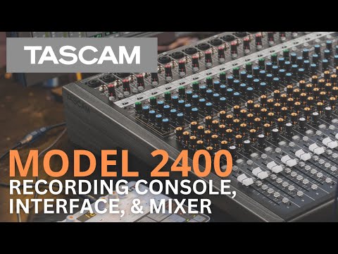 Tascam Model 2400 24-Channel Analog Multitrack Recorder/Mixer/Interface