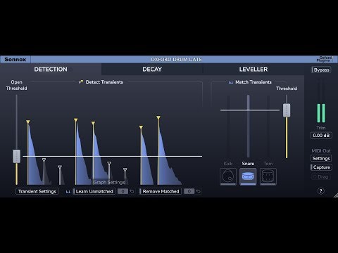 Sonnox Oxford Drum Gate - Can your gate trigger drums from compressed room mics?