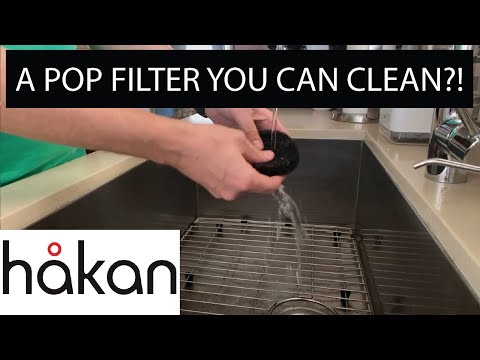 Hakan Pop Killer - Cleaning Your Pop Filter