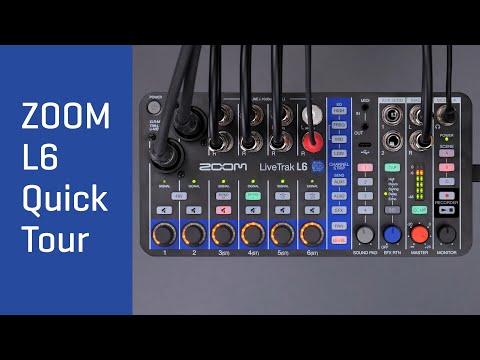 Zoom LiveTrak L-6 Digital Mixer/Recorder
