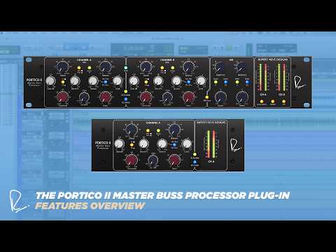 Rupert Neve Designs Portico II Master Buss Processor Plug-In - Electronic Delivery