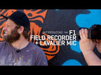 Zoom F1 Field Recorder + Lavalier Mic