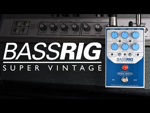Origin Effects BassRIG Super Vintage Overdrive/Preamp Pedal
