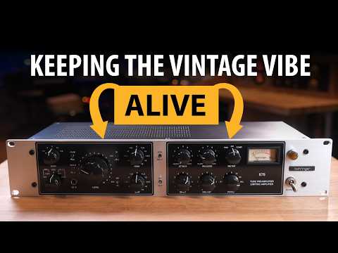 Behringer 676 Classic Vacuum Tube Preamplifier and FET-Style Compressor