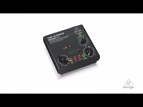 Behringer TUBE ULTRAGAIN MIC500USB Tube Preamp with USB Audio Interface