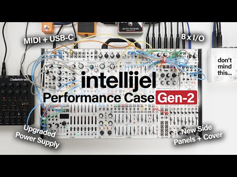 Intellijel 7U Performance Case Gen-2 with Power Supply - Silver
