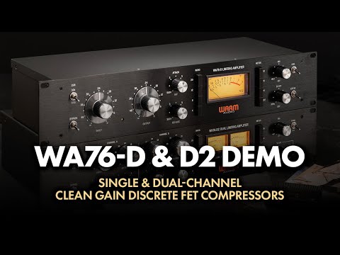 Warm Audio WA76-A2 Dual-Channel Vintage-Voiced Discrete FET Compressor Video 2