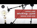 Latch Lake Music micKing 2200 Boom Microphone Stand - Black