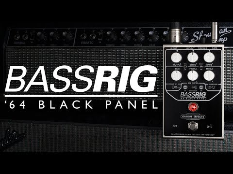 Origin Effects BassRIG '64 Black Panel Overdrive/Preamp Pedal