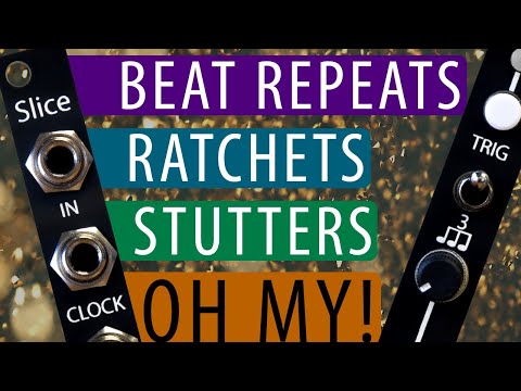 2hp Slice Beat Repeat/Glitch Engine Module