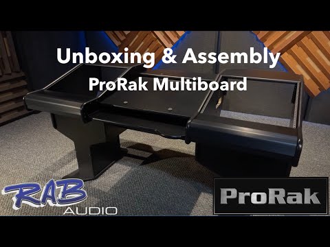 RAB Audio Pro Rak Studio Desk for Consoles up to 42"